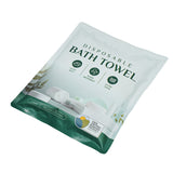 Disposable bath towel