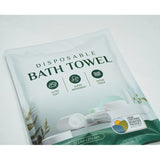 Disposable bath towel